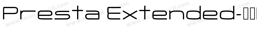 Presta Extended字体转换